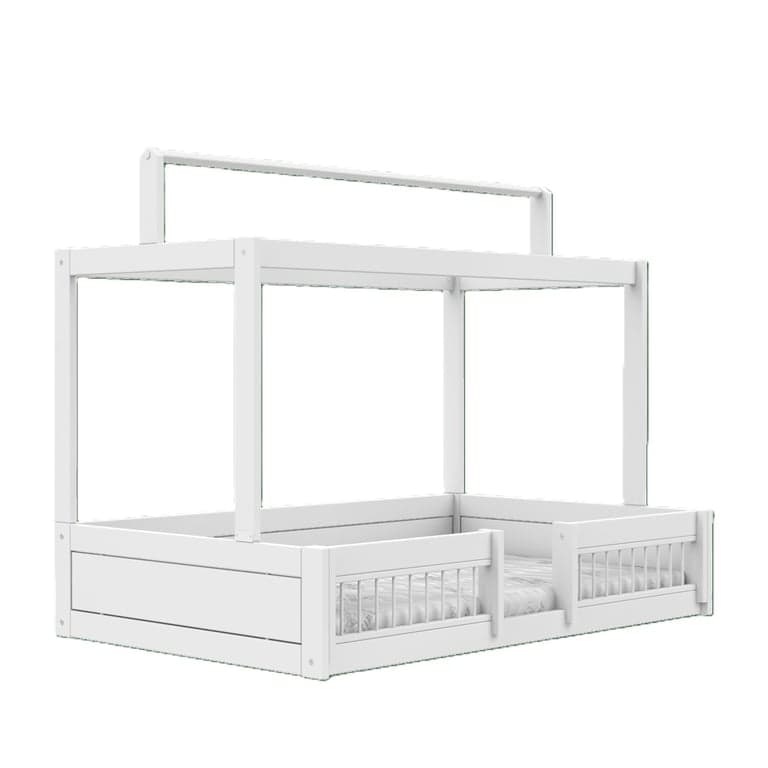 LIFETIME Kidsroom Montessoribed met Boven- en Bedhekken 120 x 200 cm