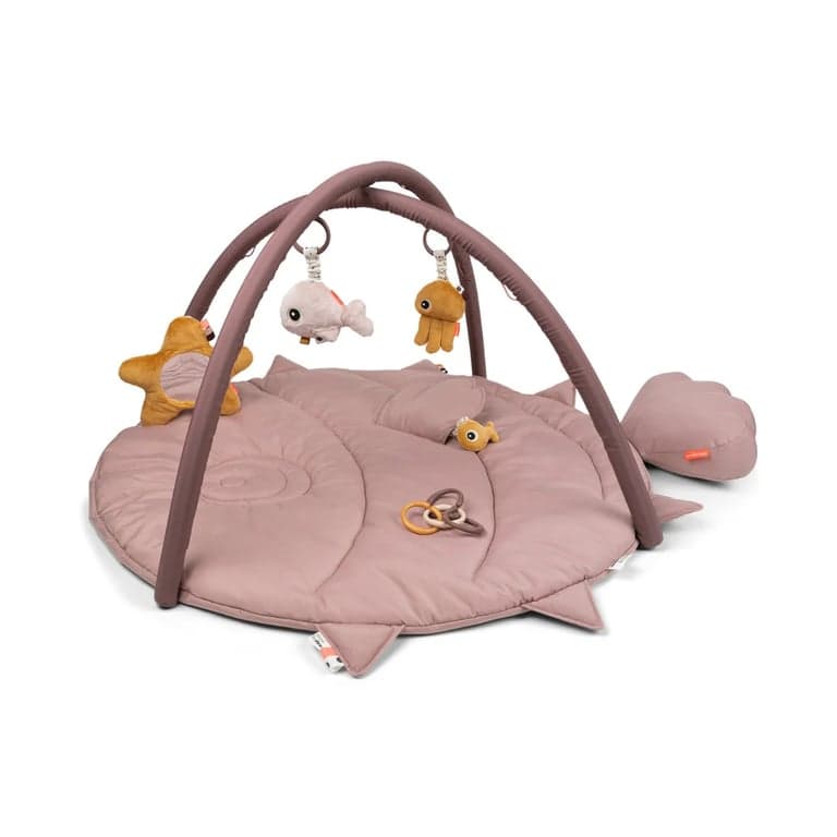Done by Deer Babygym Met Speelmat Sea Friends Roze