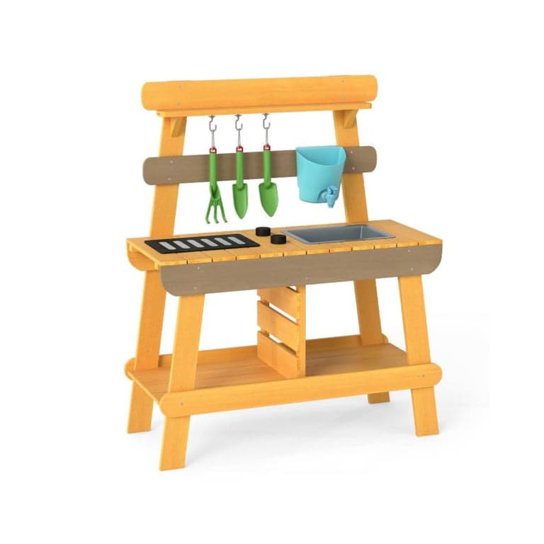 Costway Buiten Modder Keuken Geel