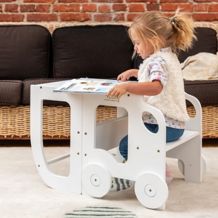Family SCL Auto Leertoren Wit
