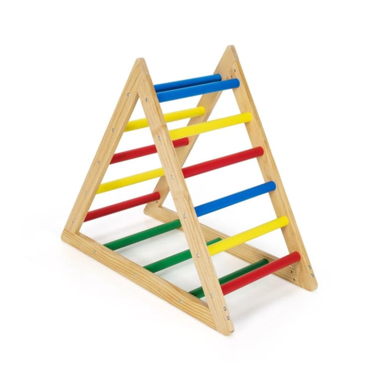 Costway Houten Driehoek Klimmer Multicolor