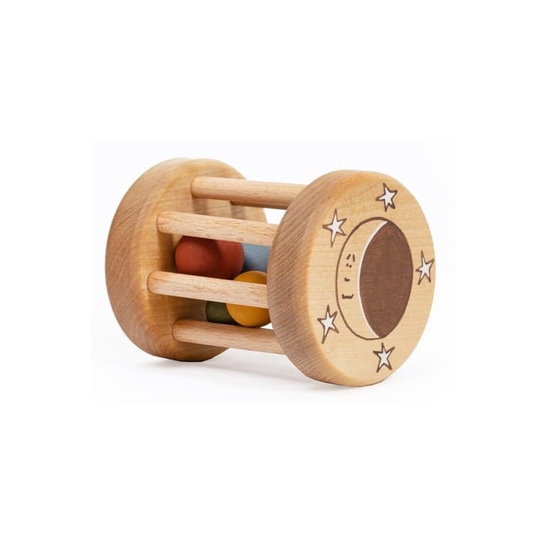 Friendly Toys Handgemaakte Houten Baby Rammelaar Speelgoed
