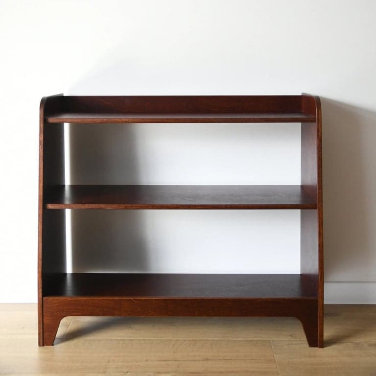 WAMMcosyroom Montessori Speelgoedplank Donkerbruine Vlek Eenvoudig Decor