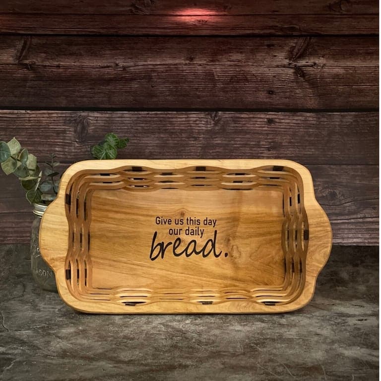 Teaberry Wood Houten Broodmand