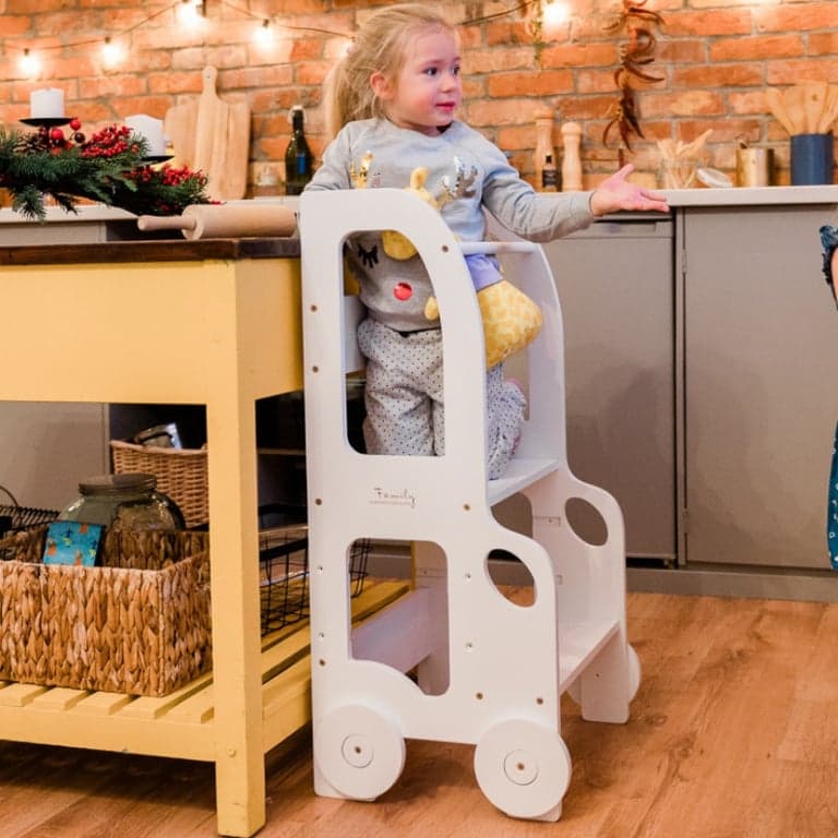 Family SCL Verstelbare Auto Leertoren Wit