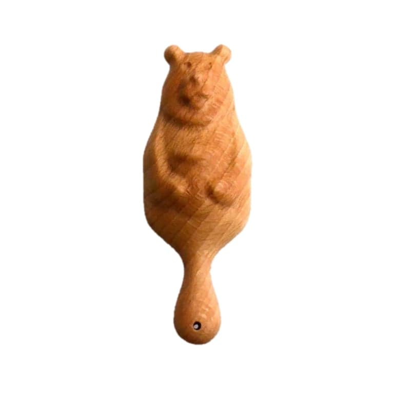 PoppyBabyCo Houten Rammelaar-Teether Beer
