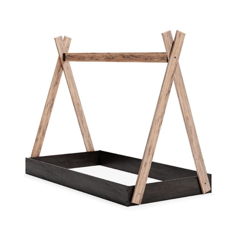 Ashley Piperton Eenpersoons Vloerbed Teepee Zwart