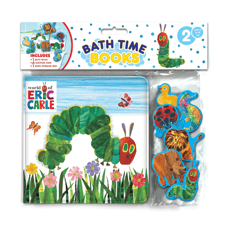 Phidal Publishing The World of Eric Carle Badtijd boekje met Zuignappen en Netzakje