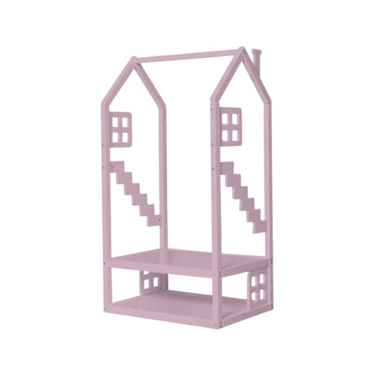 BusyWood Kinderkledingrek met Ramen Roze