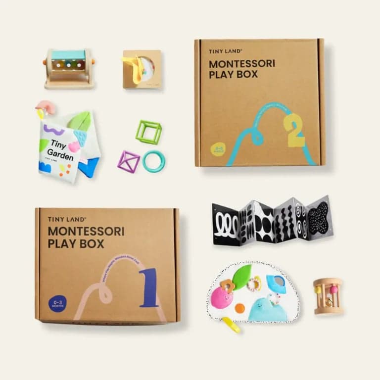 Tiny Land Montessori Sensory Beginnings Babyset (0-6 maanden)