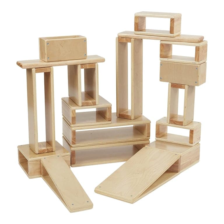 ECR4Kids Holle Blokken Set 18-Delig