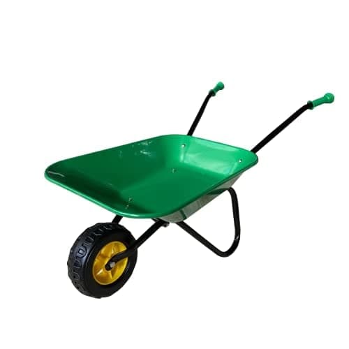 ASC Kids Metalen Kruiwagen Groen en Zwart