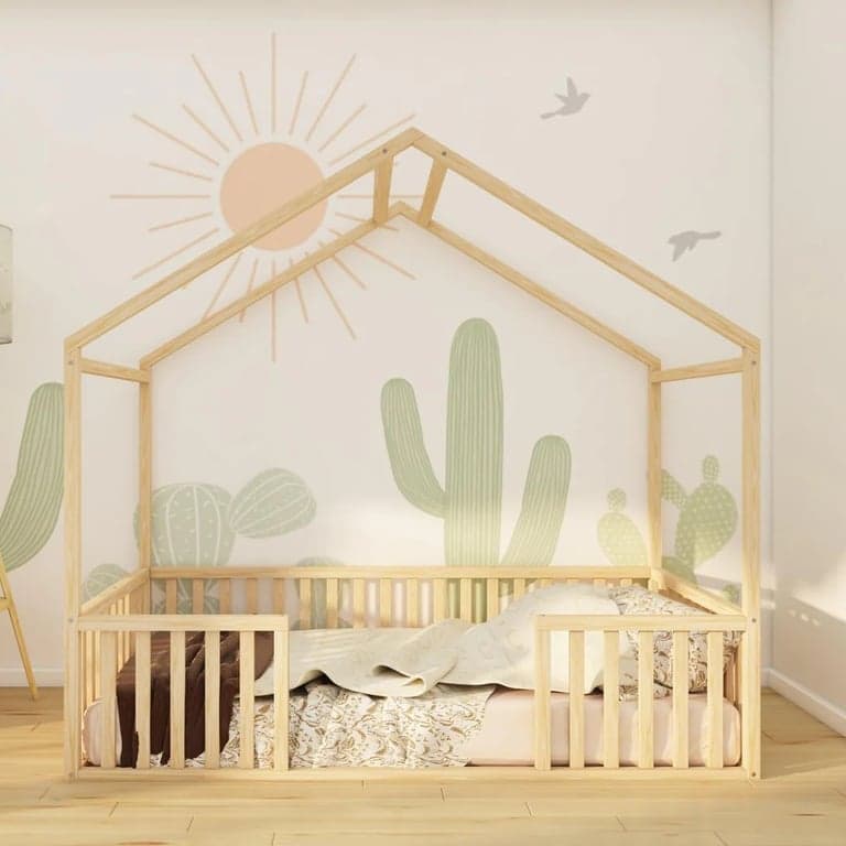 SignaturedWood Cindy Twin Square House-vloerbed