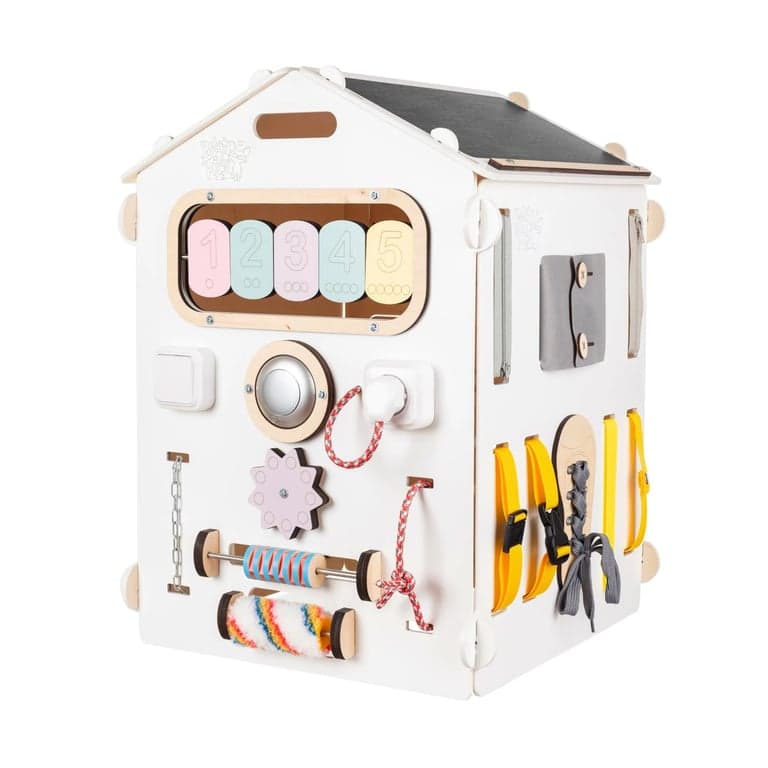 Busy Kids Speelhuis Wit Pastel