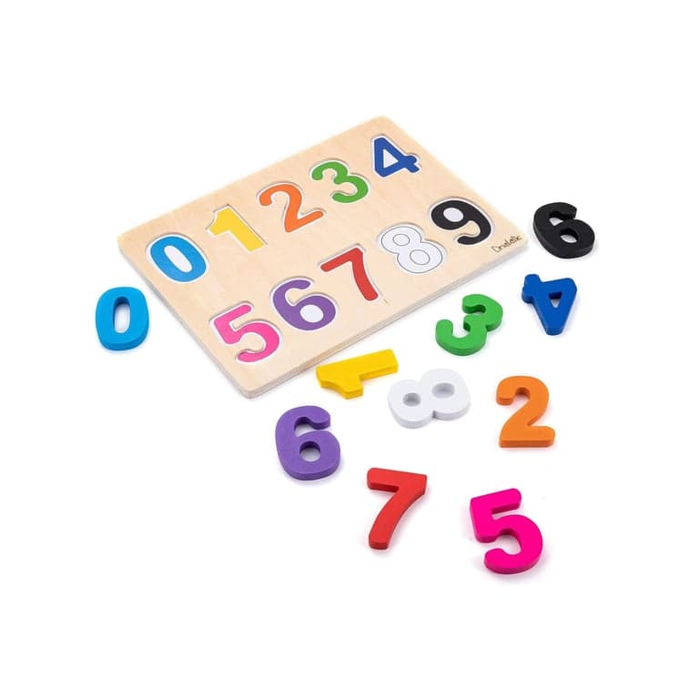 Driddle4Little Magnetische Houten Getallen Puzzel