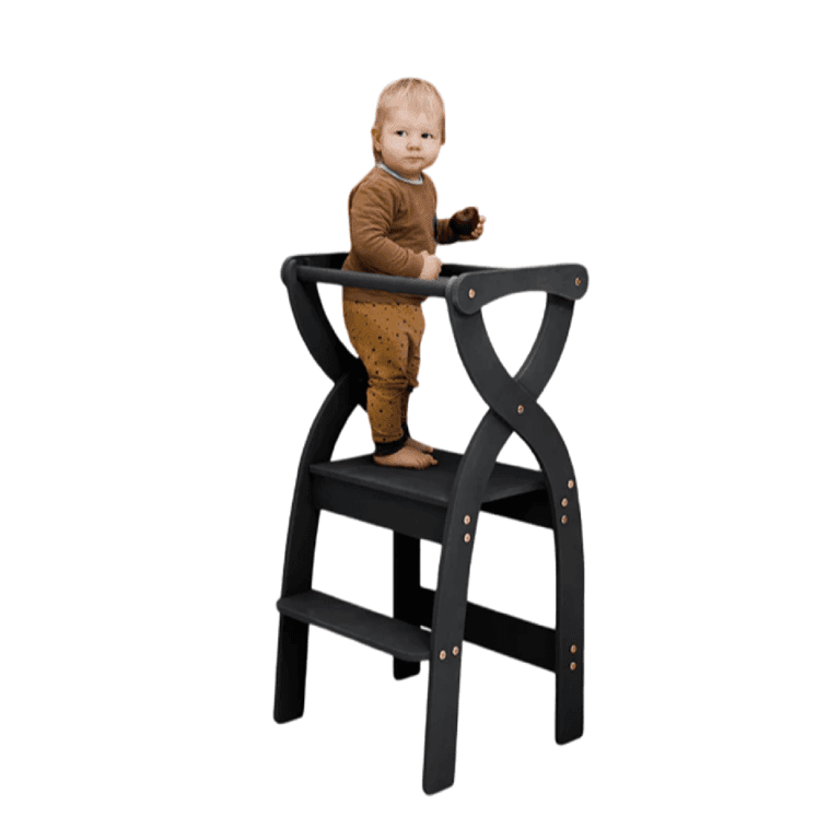 MandreleKids Leertoren Stijl 3 Grafietgrijs Was