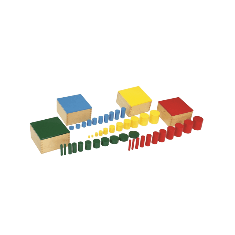 Alison's Montessori Knoploze Cilinders (Premium Kwaliteit)