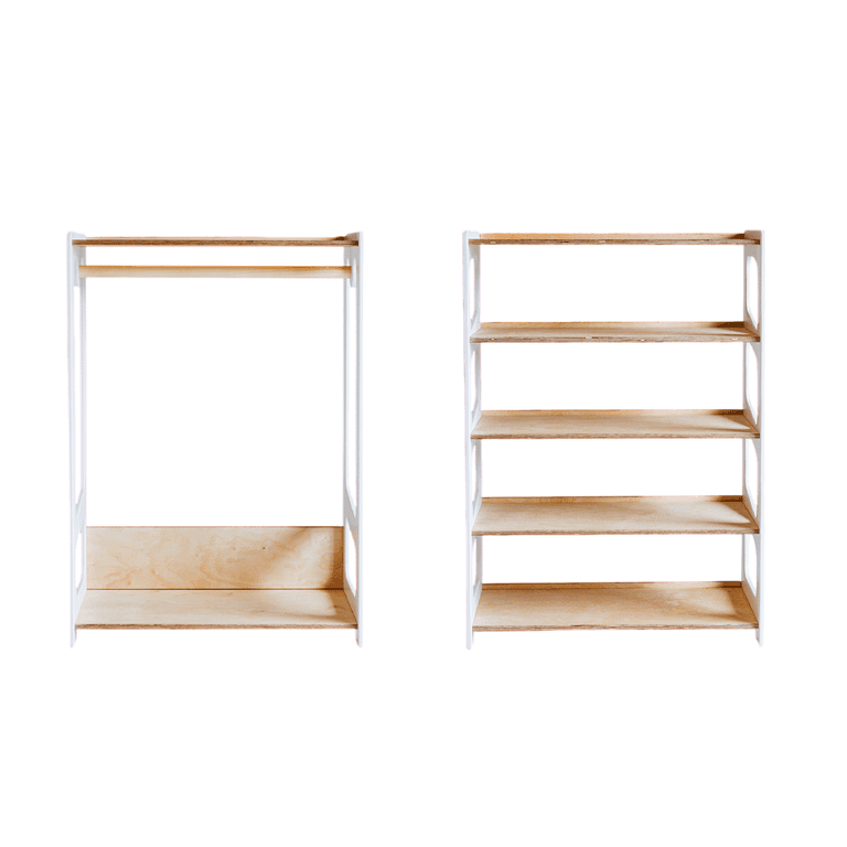 Weco Speelgoedplank & Kapstok Set Wit