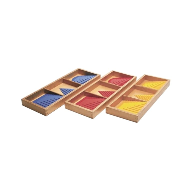 Alison's Montessori Cirkels, Vierkanten en Driehoeken Complete Set van Premium Kwaliteit