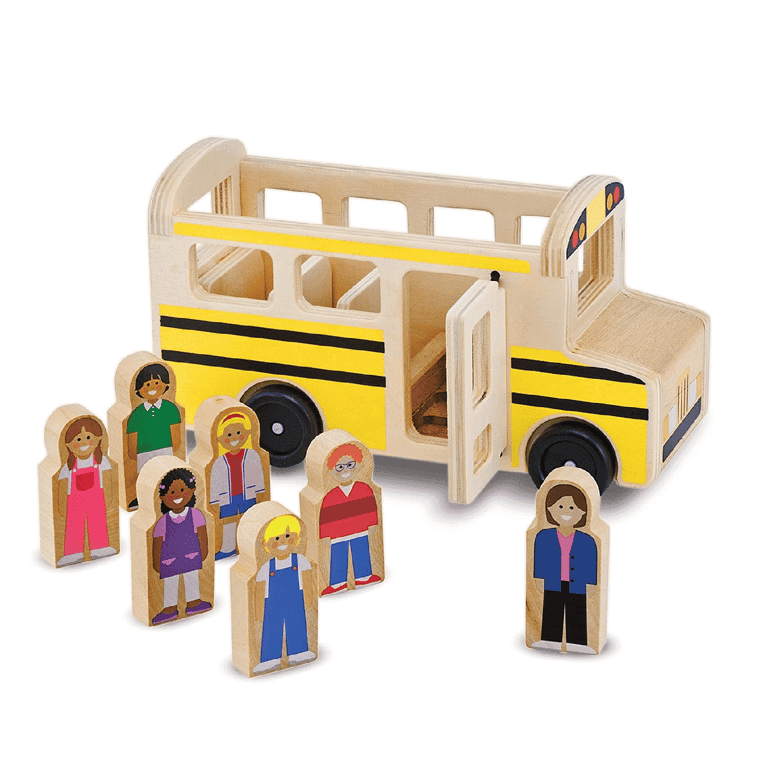 Melissa & Doug Schoolbus Houten Speelgoed Set