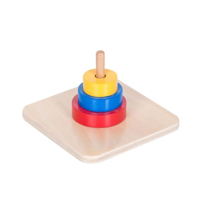 Montessori Outlet 3 Gekleurde Ringen op Verticale Deuvel
