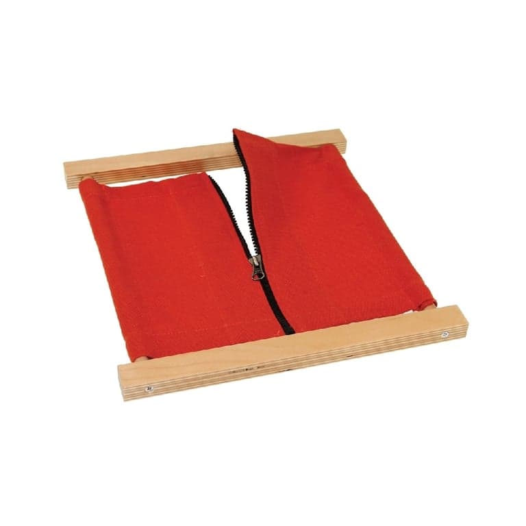 Alison's Montessori Aankleedrek met Rits van Premium Kwaliteit