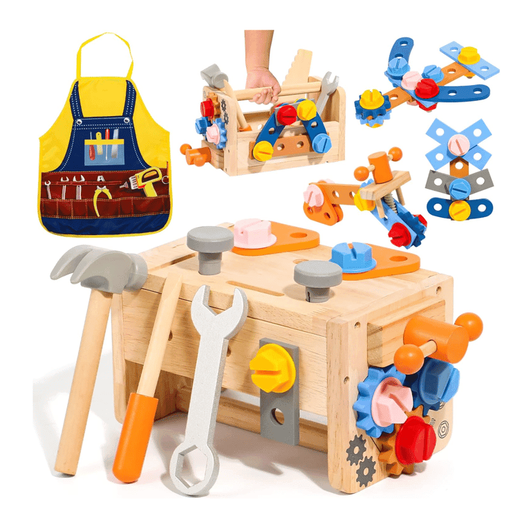 TONZE Gereedschap Set voor Kinderen met Schort