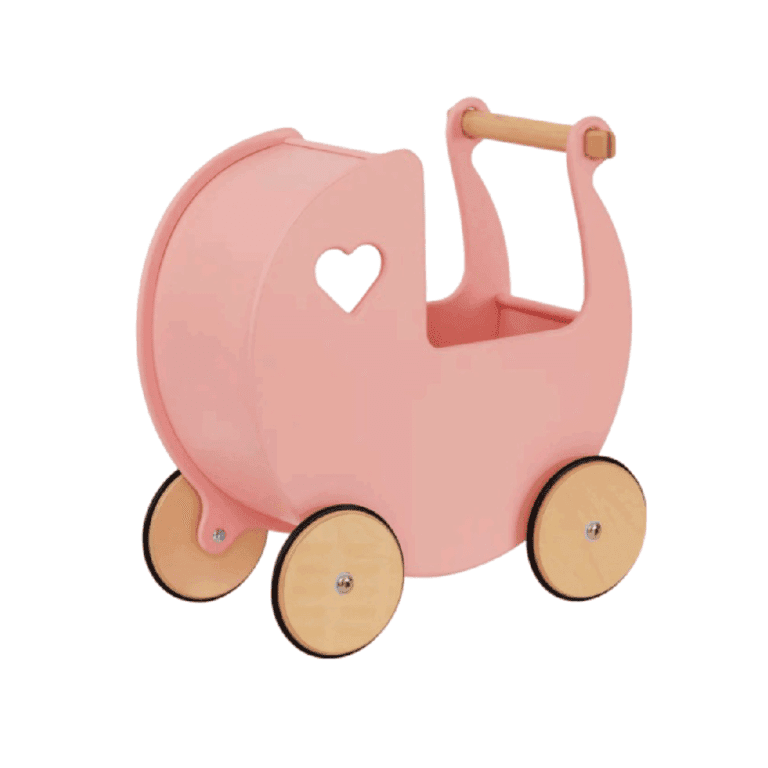 Moover Walker Traditionele Poppenwagen Roze (Voor Ervaren Wandelaars 18+ Maanden)