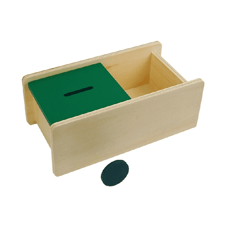 Kid Advance Montessori Kiekeboe Kistjes met Klapdeksel en 1 Sleuf