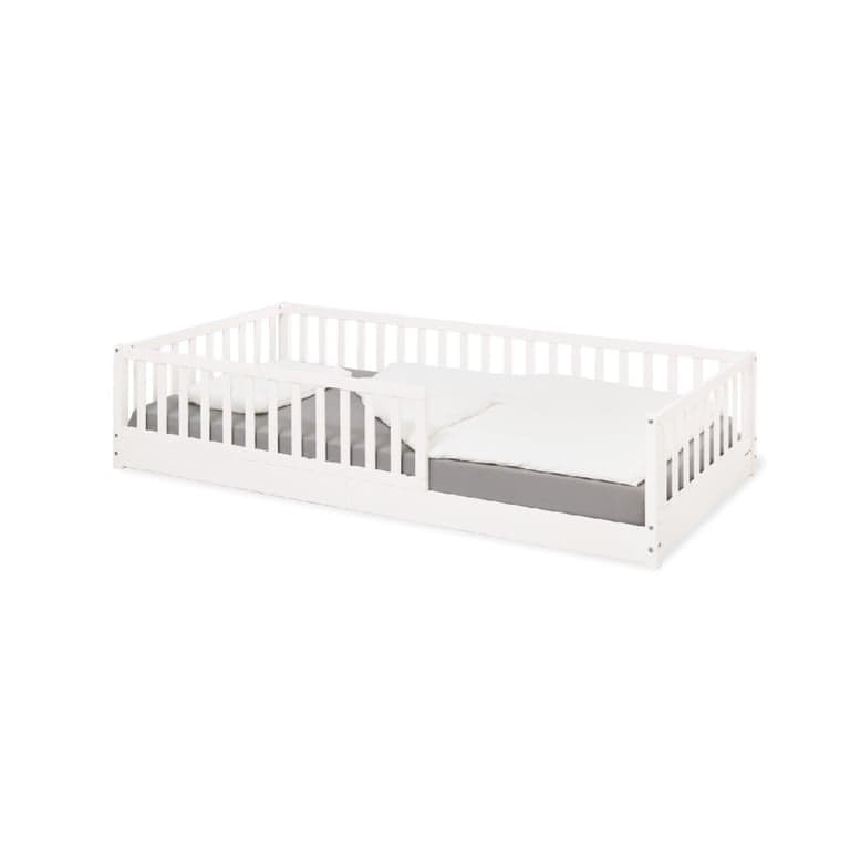 Pinolino Vloerbed Met Reling Evi 90 x 200 Wit Gelakt