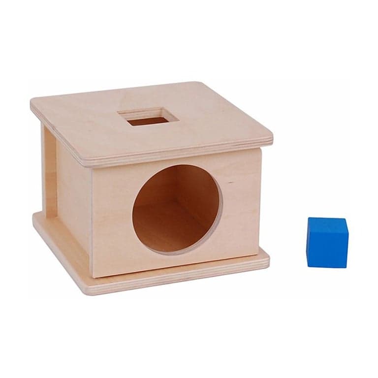 Kid Advance Montessori Kiekeboe Kistjes met Kubus