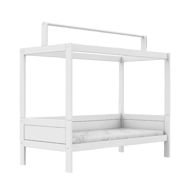 LIFETIME Kidsroom Kinderbed met Bovenopbouw Wit Standaard