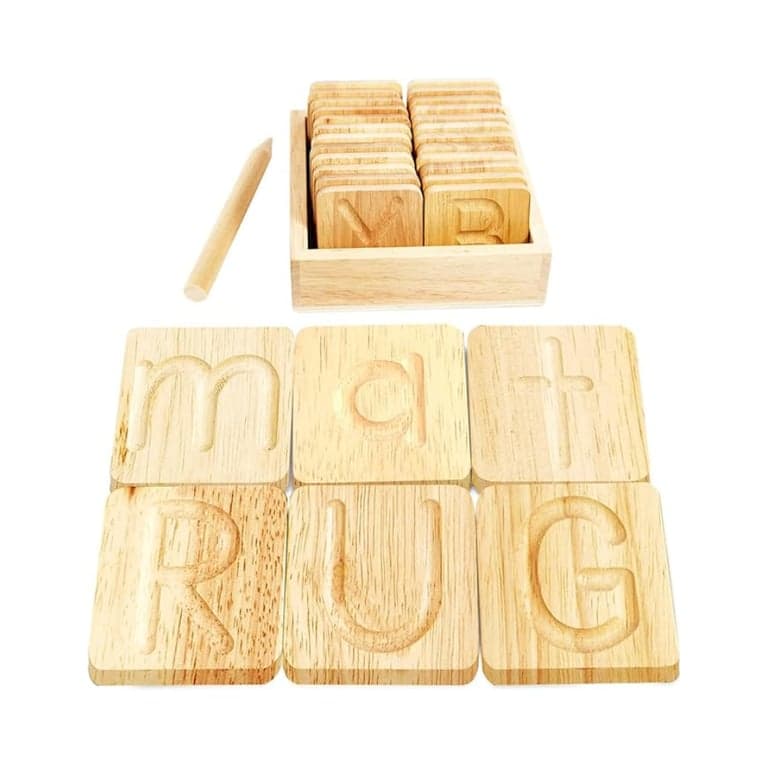 Montessori & Me Houten Alfabet Schrijfbord