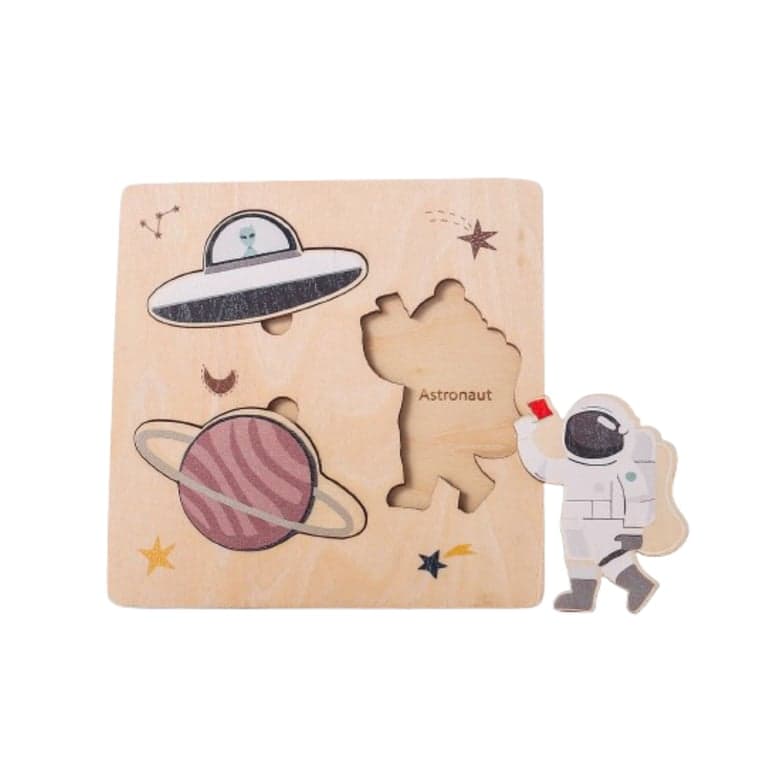 Wonder Space Houten Puzzel Astronaut