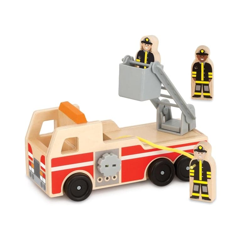 Melissa & Doug Vrachtwagen Speelgoed Brandweerwagen