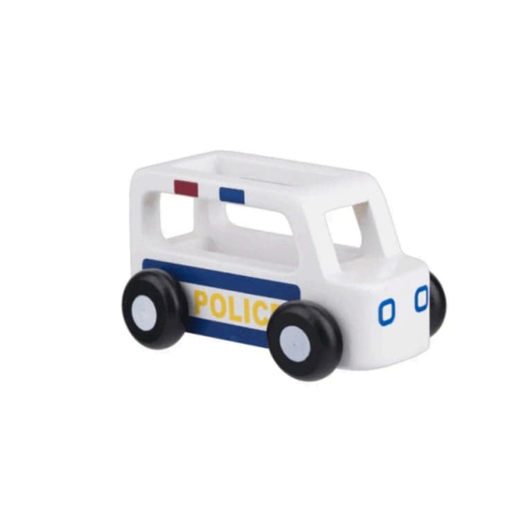 Moover Mini Politieauto Wit