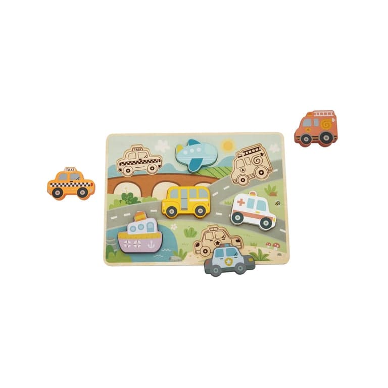 Busy Kids Puzzel Vervoer