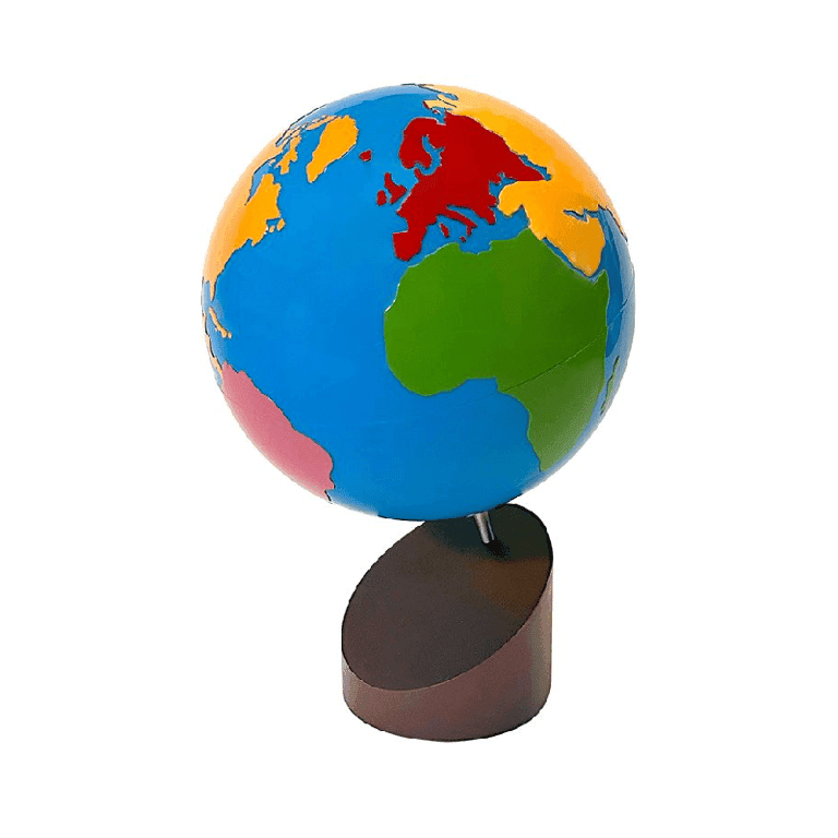 Kid Advance Montessori Werelddelen Wereldbol