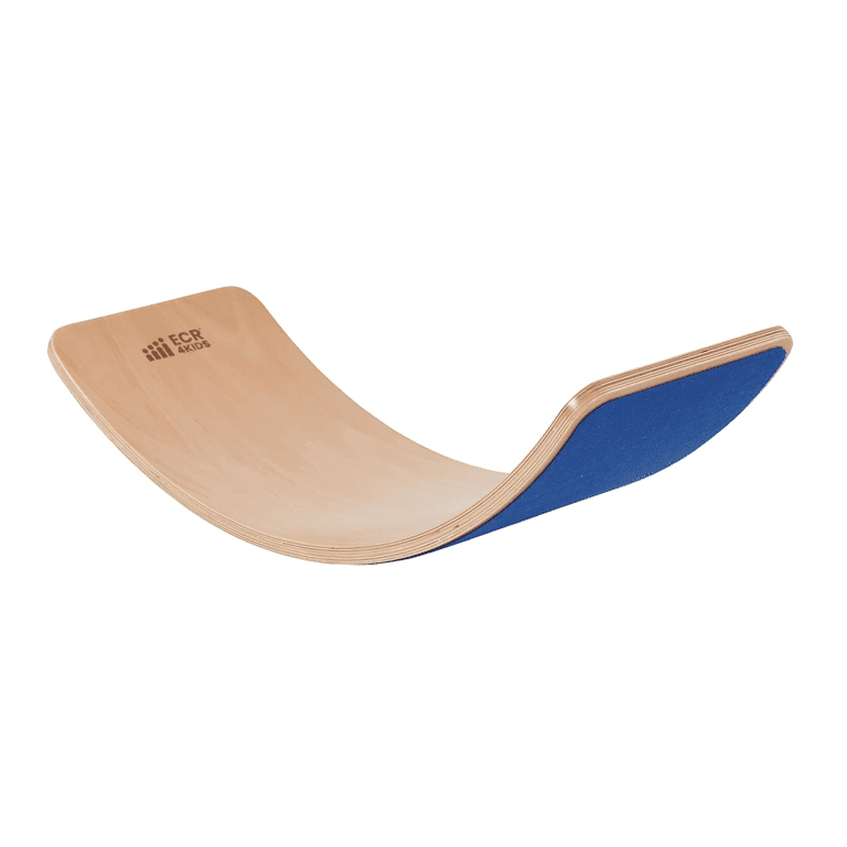 ECR4Kids Balansbord Met Voet van Vilt Blauw