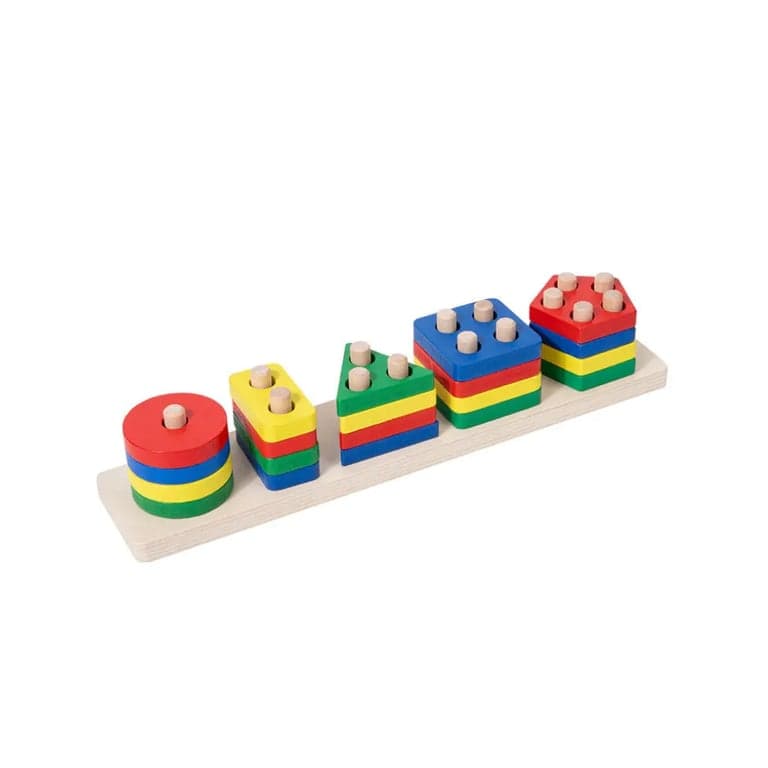 Seaside-Montessori Kleurherkenning Blokken Rechthoekig 5