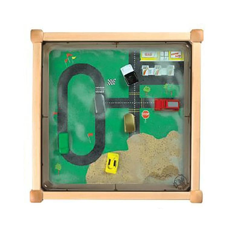 Gressco Auto en Vrachtwagen Vierkante Magnetische Zand Activiteitentafel Naturel