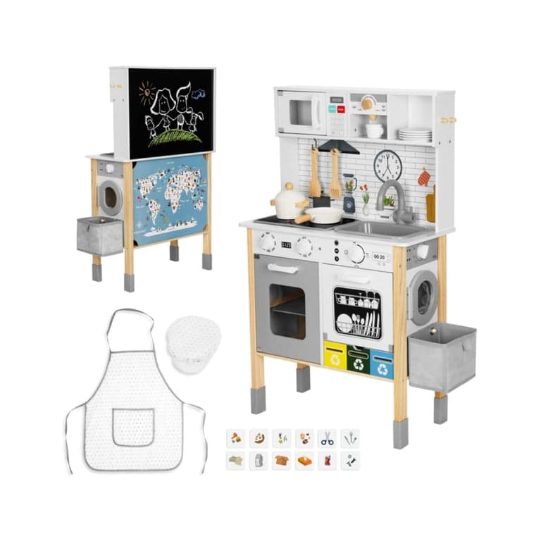 Woopie Green Speelkeuken Met Wasmachine En Krijtbord