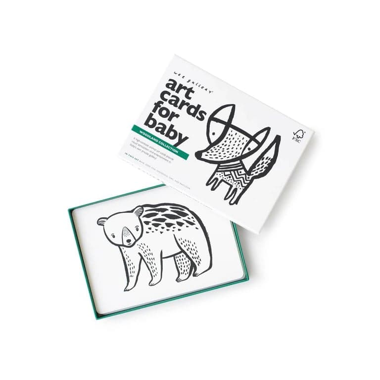 Wee Gallery Kunst Flash Cards Bosdieren Collecties