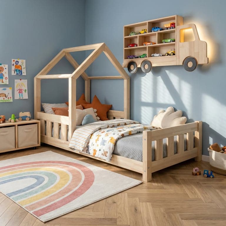 Mia&Lou Huisbed Liam Naturel 80 x 160 cm