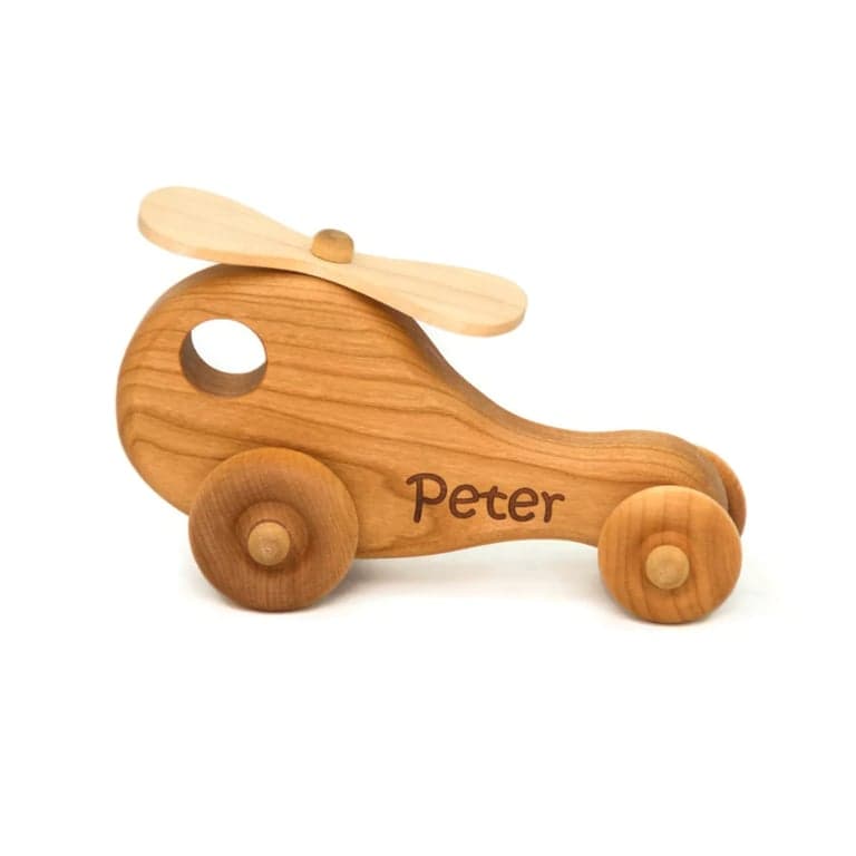 Little Wooden Wonders Houten Speelgoed Helikopter