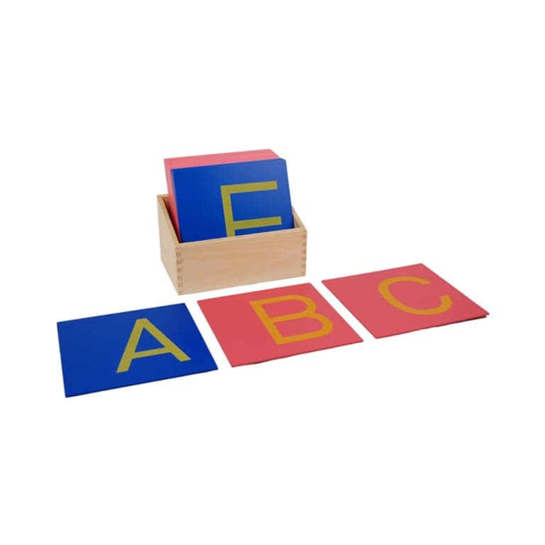 Leader Joy Hoofdletter Schuurpapieren Letters Print met Doosje
