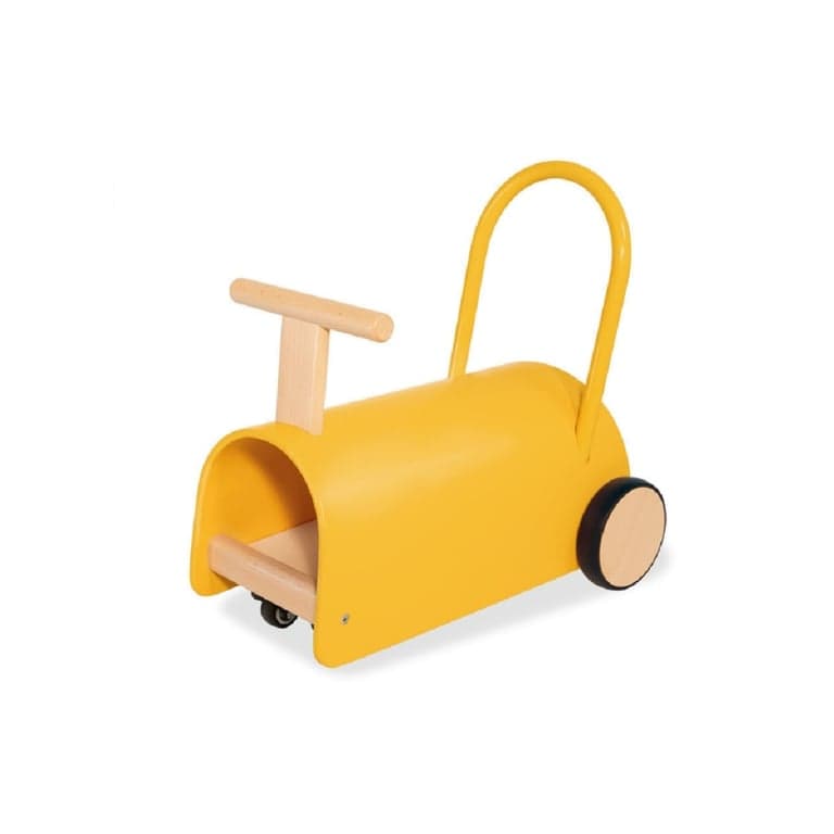 Pinolino 4-wielige loopauto Enzo geel
