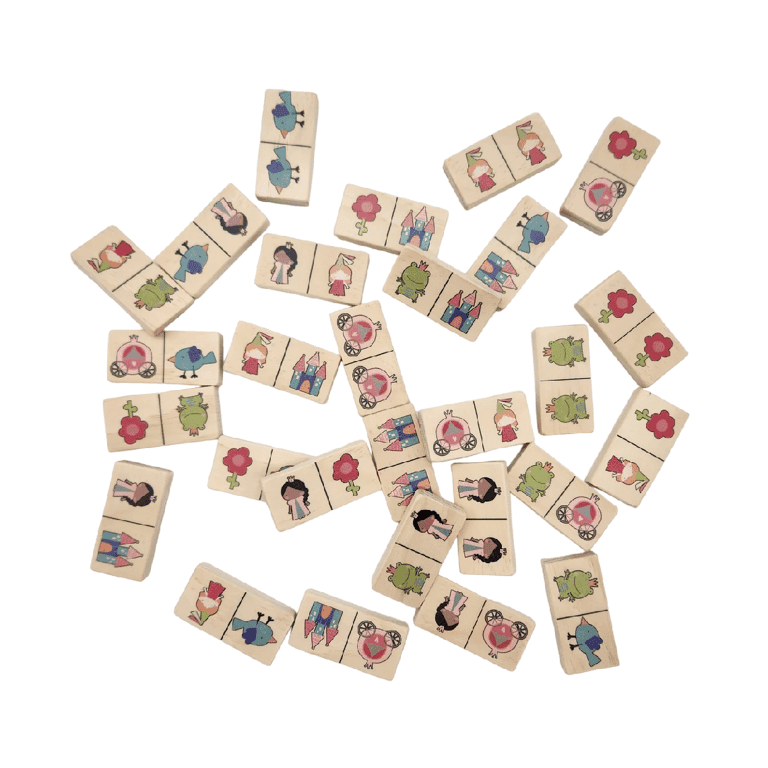 All About Kids Domino Spel Prinses
