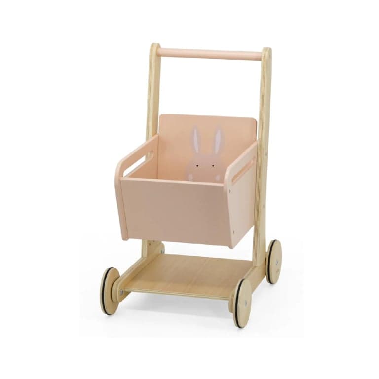 Trixie Houten Winkelwagen Loopwagen Konijn