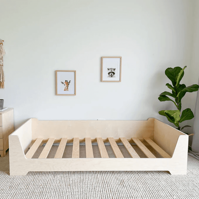 Magic of Wood Opklapbaar Bed Eenpersoons Geen Hoofdbord Geen Lade